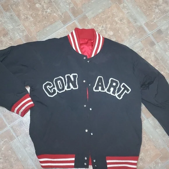 Rare!! CONART reversible varsity jacket - Picture 3 of 3